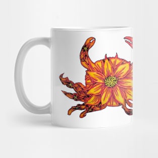 Flower Crab Mug